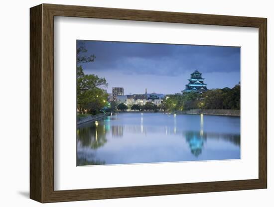 Hiroshima Castle at Dusk, Hiroshima, Hiroshima Prefecture, Japan-Ian Trower-Framed Photographic Print