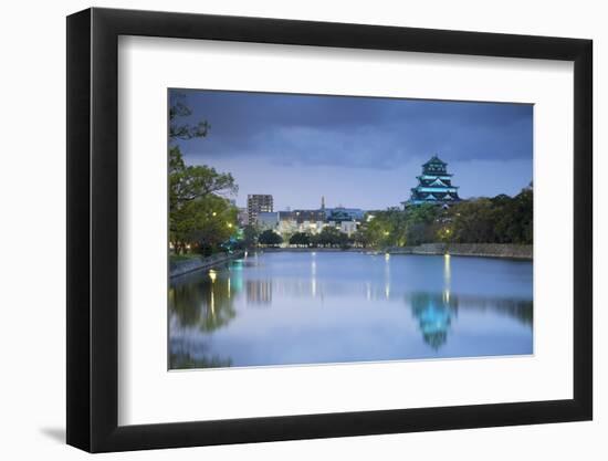 Hiroshima Castle at Dusk, Hiroshima, Hiroshima Prefecture, Japan-Ian Trower-Framed Photographic Print