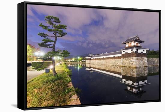 Hiroshima Castle Grounds, Hiroshima, Honshu, Japan, Asia-Christian Kober-Framed Stretched Canvas