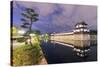 Hiroshima Castle Grounds, Hiroshima, Honshu, Japan, Asia-Christian Kober-Stretched Canvas