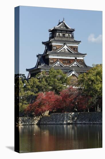 Hiroshima Castle, Hiroshima, Western Honshu, Japan-Stuart Black-Stretched Canvas