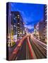 Hiroshima, Japan Cityscape above Aioi-Dori Avenue.-SeanPavonePhoto-Stretched Canvas