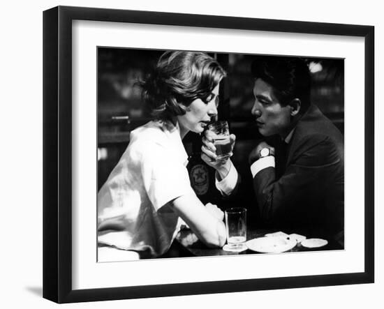 Hiroshima Mon Amour, Emmanuelle Riva, Eiji Okada, 1959-null-Framed Photo