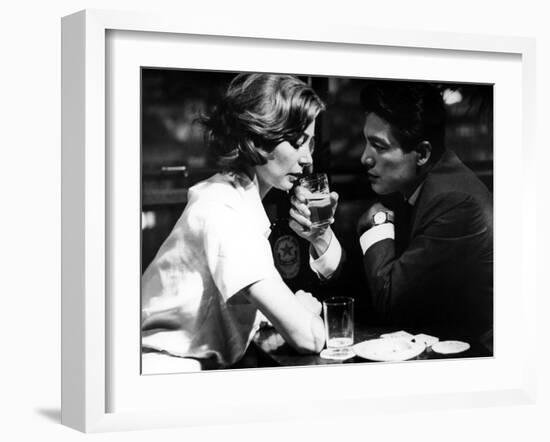 Hiroshima Mon Amour, Emmanuelle Riva, Eiji Okada, 1959-null-Framed Photo