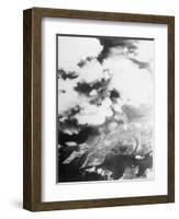 Hiroshima Mushroom Clouds-null-Framed Photographic Print