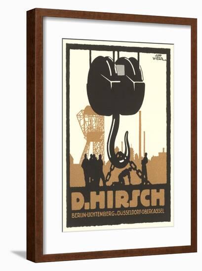 Hirsch Heavy Machinery-null-Framed Art Print