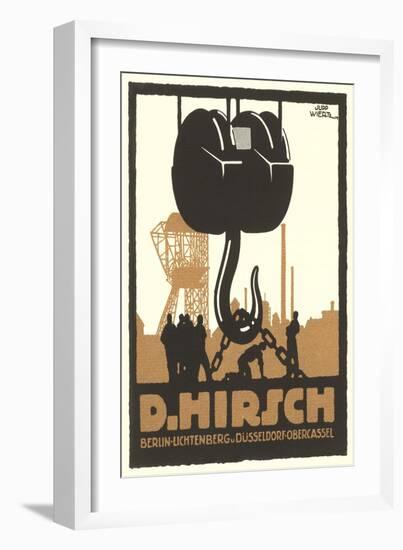 Hirsch Heavy Machinery-null-Framed Art Print