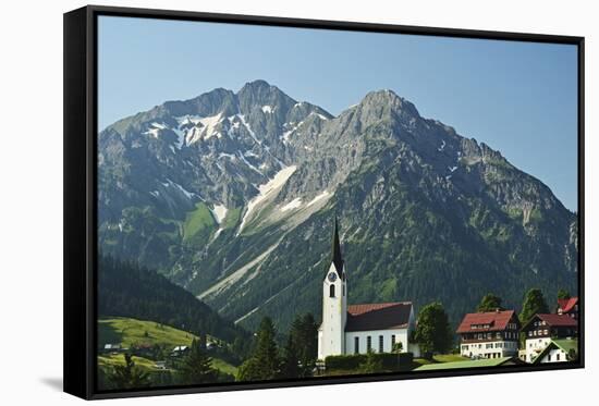 Hirschegg, Kleines Walsertal, Austria, Europe-Jochen Schlenker-Framed Stretched Canvas