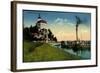 Hirschstein Elbe, Schlossblick, Dampfer Bohemia-null-Framed Giclee Print