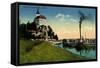 Hirschstein Elbe, Schlossblick, Dampfer Bohemia-null-Framed Stretched Canvas