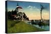 Hirschstein Elbe, Schlossblick, Dampfer Bohemia-null-Stretched Canvas