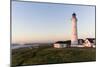 Hirtshals, Nordjylland, Denmark: Lighthouse & Campsite, Colorline Ferry From Norway In Harbour-Axel Brunst-Mounted Photographic Print