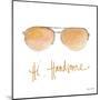 His and Her Sunglasses II-Lanie Loreth-Mounted Art Print