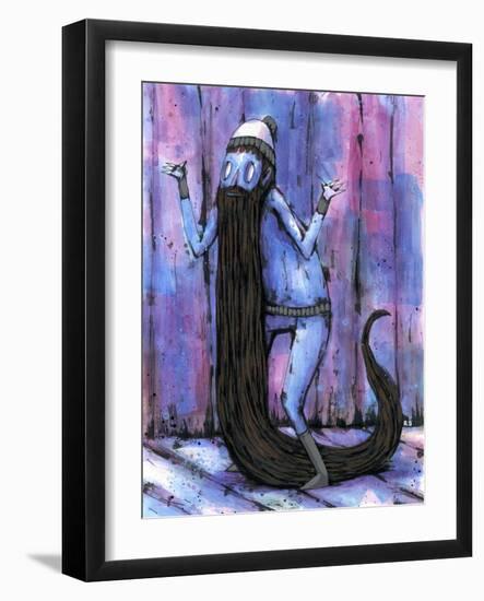 His Beard Became A Tail-Ric Stultz-Framed Giclee Print