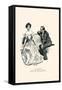 His Beginning-Charles Dana Gibson-Framed Stretched Canvas