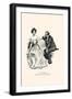 His Beginning-Charles Dana Gibson-Framed Art Print