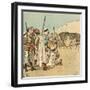 His Carriage in Egypt-Louis-Charles Bombled-Framed Art Print