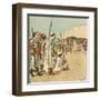 His Carriage in Egypt-Louis-Charles Bombled-Framed Art Print