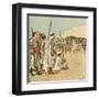 His Carriage in Egypt-Louis-Charles Bombled-Framed Art Print