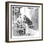 His Dance, 1903-Charles Dana Gibson-Framed Giclee Print