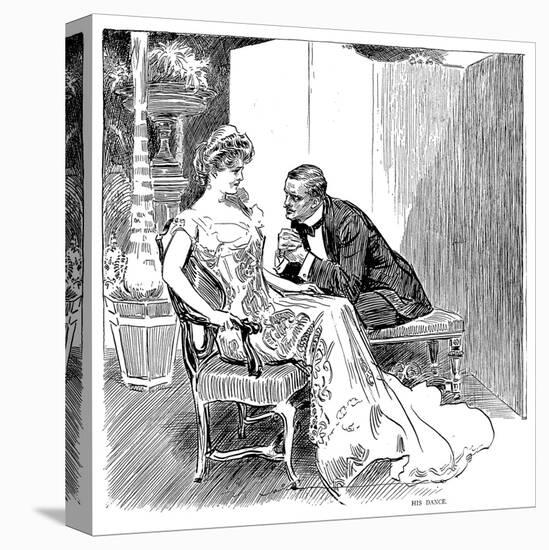 His Dance, 1903-Charles Dana Gibson-Stretched Canvas