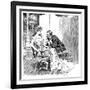 His Dance, 1903-Charles Dana Gibson-Framed Giclee Print