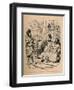 'His Excellency Q Fabius offering Peace or War to the Carthaginian Senate', 1852-John Leech-Framed Giclee Print