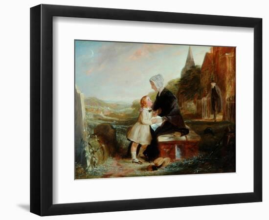 His Father's Grave-John Callcott Horsley-Framed Giclee Print