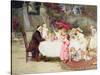 His First Birthday-Frederick Morgan-Stretched Canvas