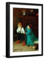 His First Breeches, 1865-John Burr-Framed Giclee Print