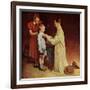 His First Day at School-Norman Rockwell-Framed Giclee Print