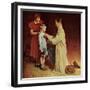 His First Day at School-Norman Rockwell-Framed Giclee Print