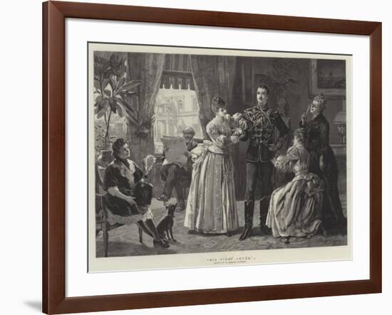 His First Levee-Henry Gillard Glindoni-Framed Giclee Print