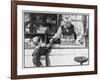 His First Pencil (or Boy and Shopkeeper)-Norman Rockwell-Framed Giclee Print