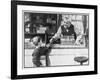 His First Pencil (or Boy and Shopkeeper)-Norman Rockwell-Framed Giclee Print