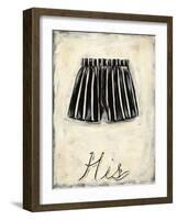 His- French Silk-Chariklia Zarris-Framed Art Print