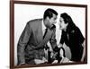 HIS GIRL FRIDAY, 1940 directed by HOWARD HAWKS Cary Grant and Rosalind Russell (b/w photo)-null-Framed Photo