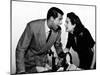 HIS GIRL FRIDAY, 1940 directed by HOWARD HAWKS Cary Grant and Rosalind Russell (b/w photo)-null-Mounted Photo