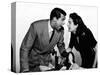 HIS GIRL FRIDAY, 1940 directed by HOWARD HAWKS Cary Grant and Rosalind Russell (b/w photo)-null-Stretched Canvas