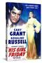 His Girl Friday, 1940-null-Stretched Canvas