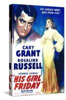 His Girl Friday, 1940-null-Stretched Canvas