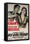 His Girl Friday, 1940-null-Framed Stretched Canvas