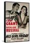 His Girl Friday, 1940-null-Framed Stretched Canvas