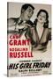 His Girl Friday, 1940-null-Stretched Canvas