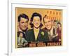 His Girl Friday, 1940-null-Framed Art Print