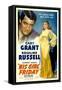 His Girl Friday, Cary Grant, Rosalind Russell, 1940-null-Framed Stretched Canvas