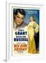 His Girl Friday, Cary Grant, Rosalind Russell, 1940-null-Framed Art Print