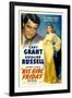 His Girl Friday, Cary Grant, Rosalind Russell, 1940-null-Framed Art Print