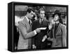 His Girl Friday, from Left: Cary Grant, Ralph Bellamy, Rosalind Russell, 1940-null-Framed Stretched Canvas
