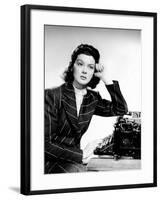 His Girl Friday, Rosalind Russell, 1940-null-Framed Photo